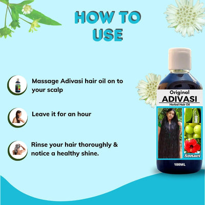 adivasi herbal hair oil